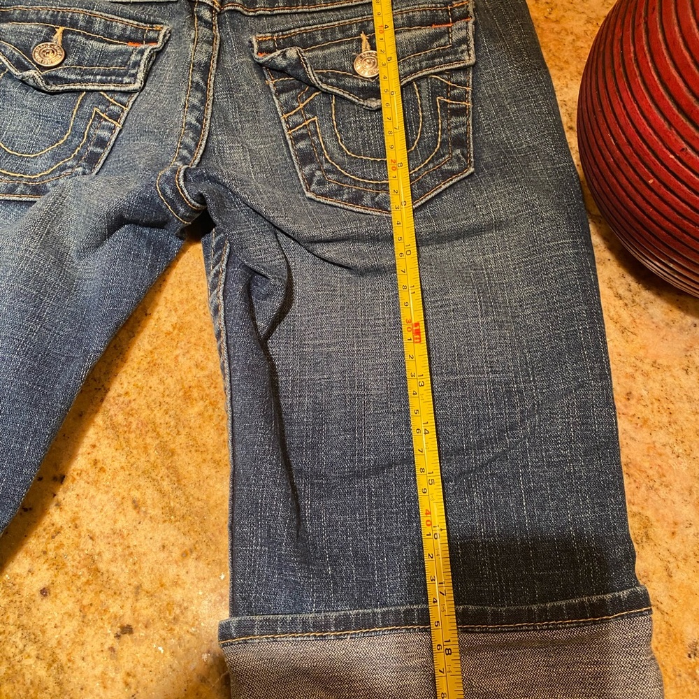 True religion denim shorts, size 28 Like new - Picture 10 of 11
